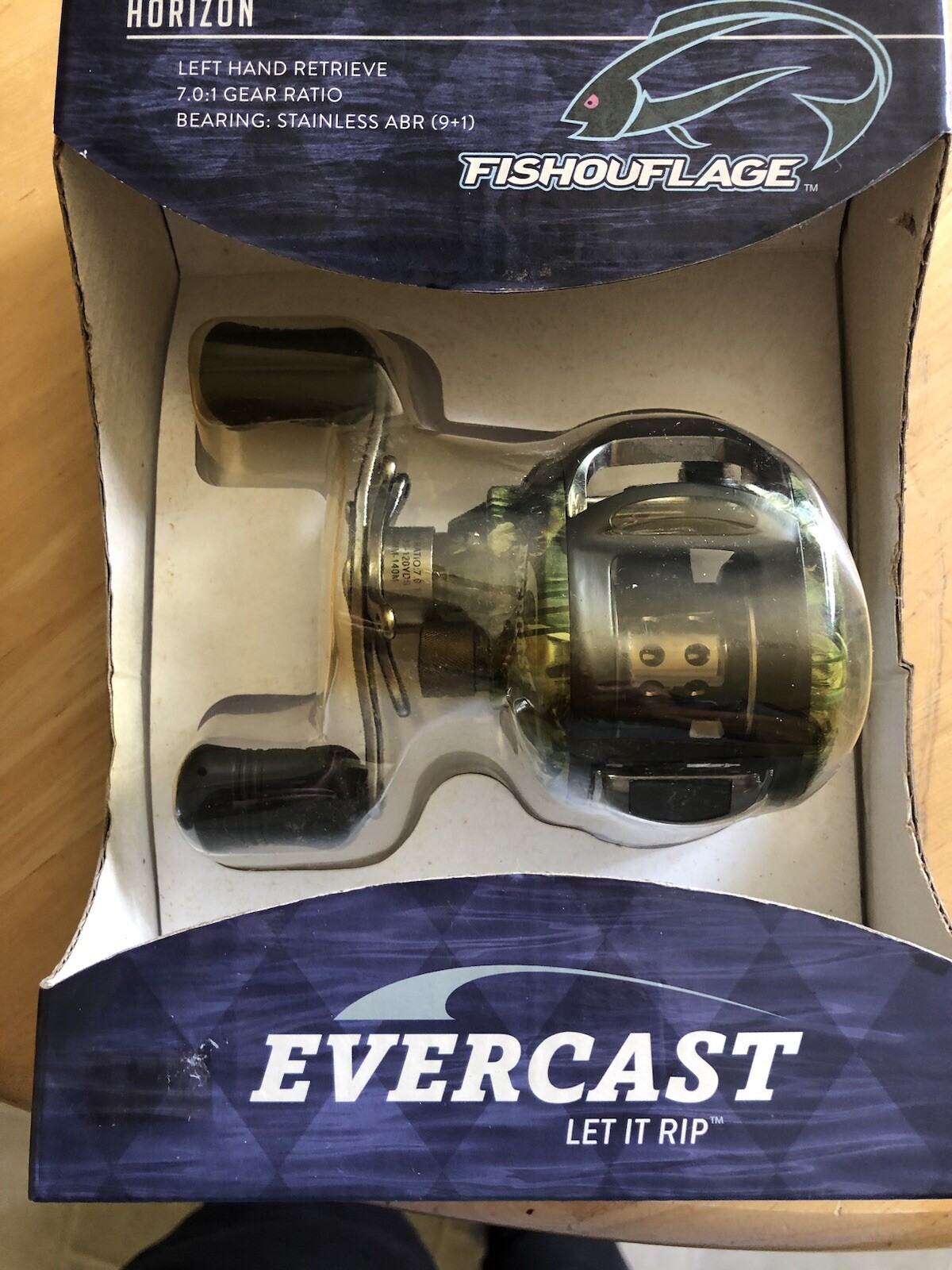 Evercast Left Hand Baitcaster Reel