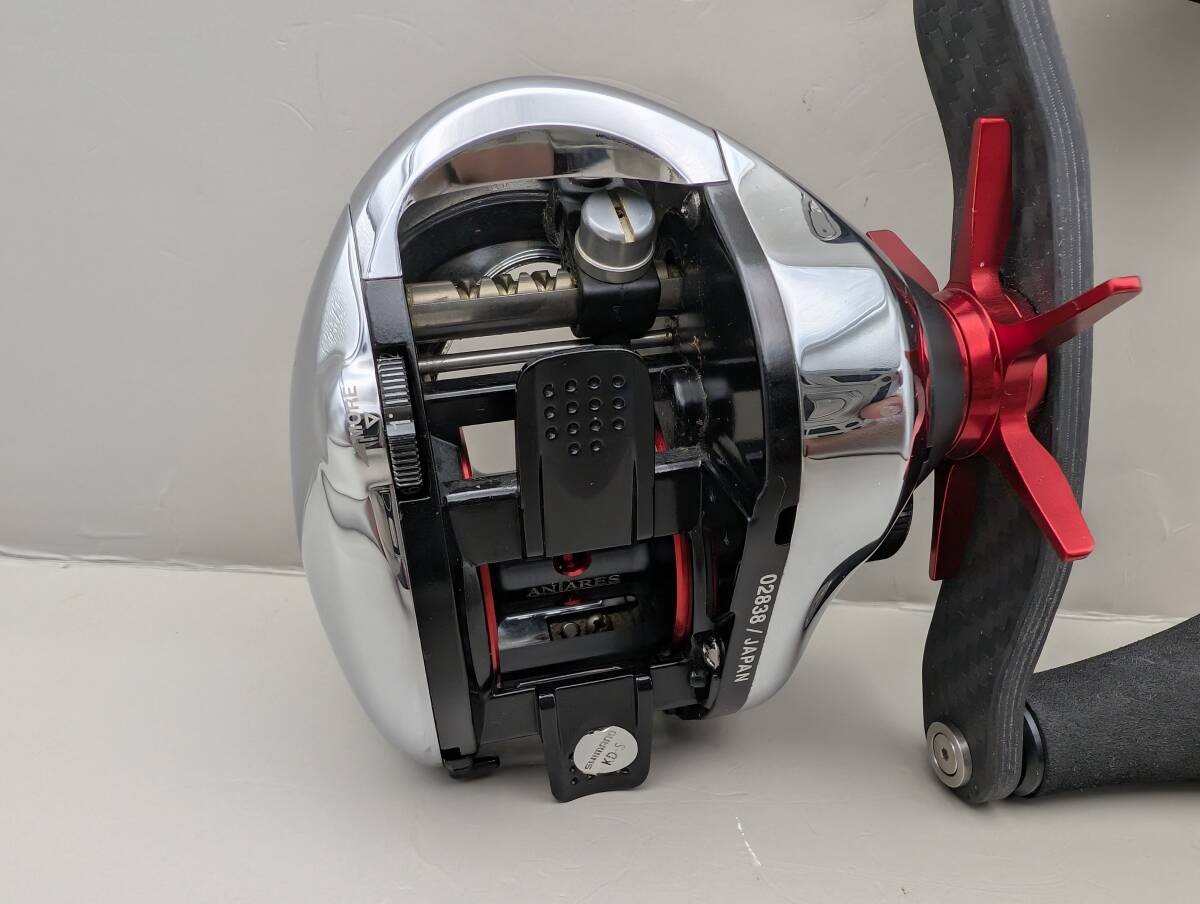 Shimano 12 Antares HG Left Hand Custom Handle and Parts