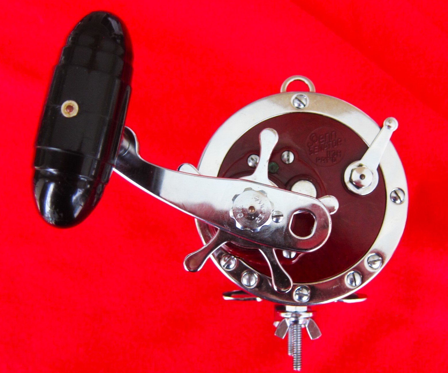 Vintage Penn SPECIAL SENATOR 113HL 4/0 Big Game Reel: RED – NICE USED COND!!!a