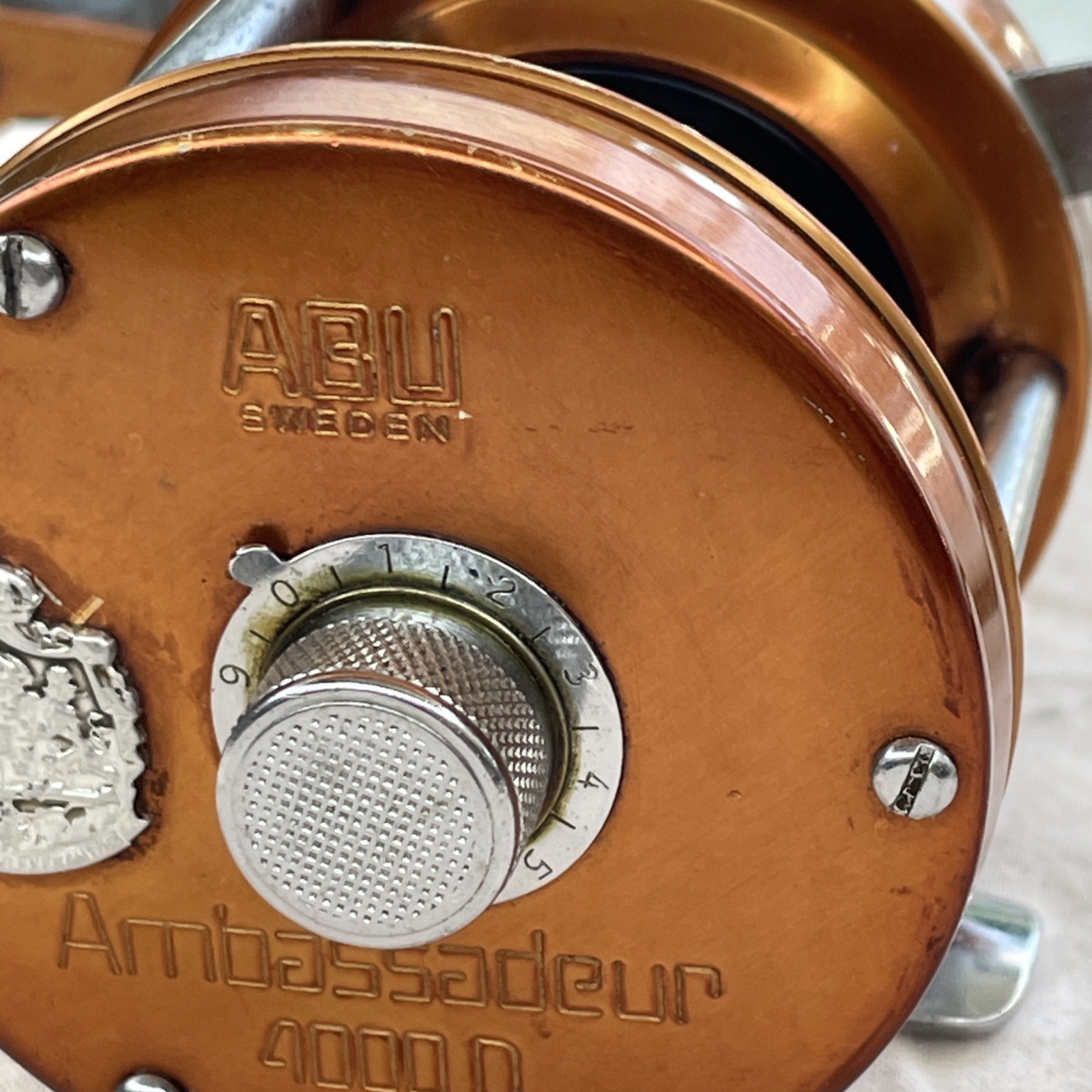 Classic Abu Ambassadeur 4000D Sweden Direct Drive Fishing Reel Exc Condition