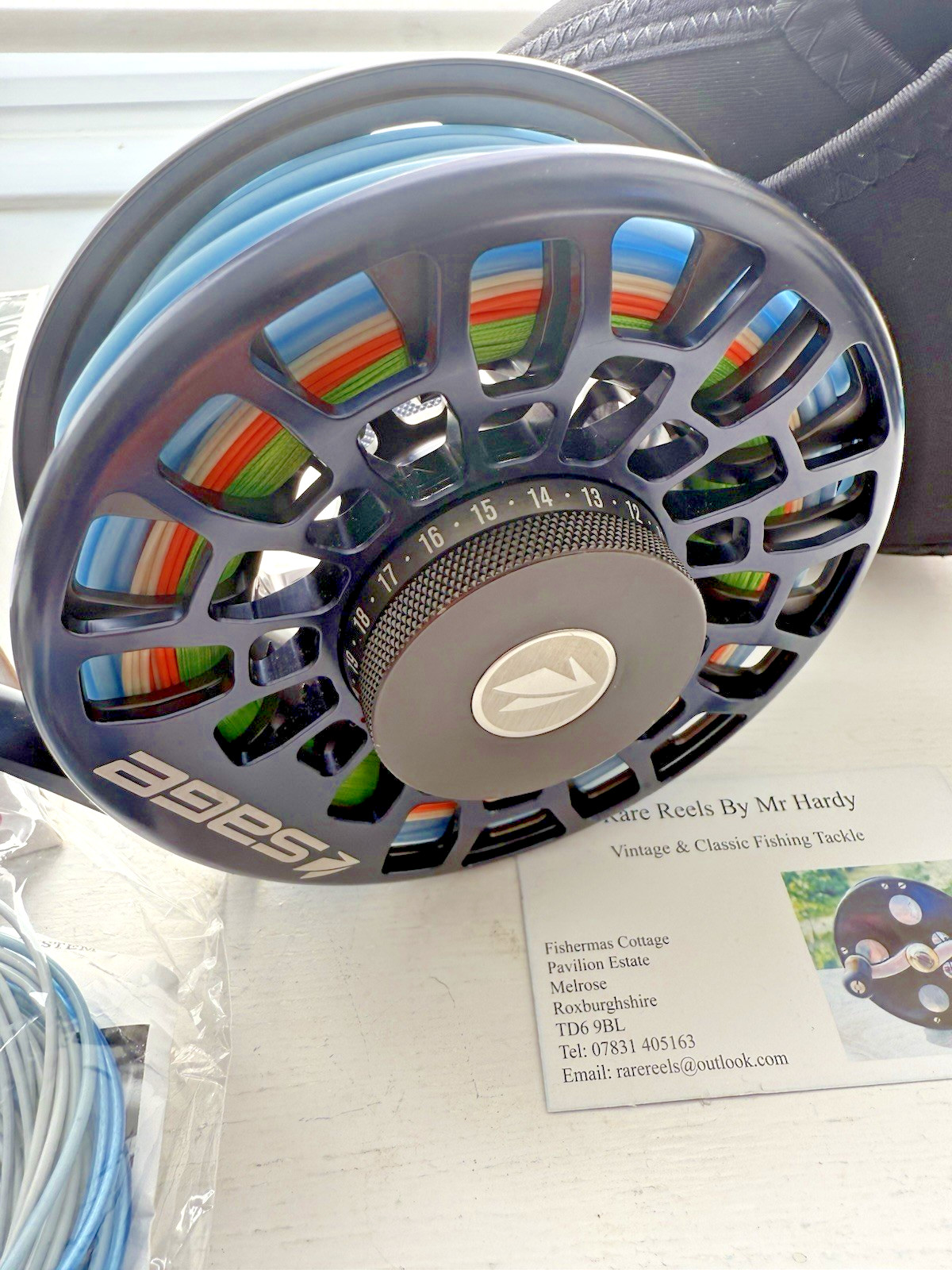 Sage Enforcer 11/12 Salmon & Saltwater Fly Reel with 2 4D Spey Lines & 3 Tips