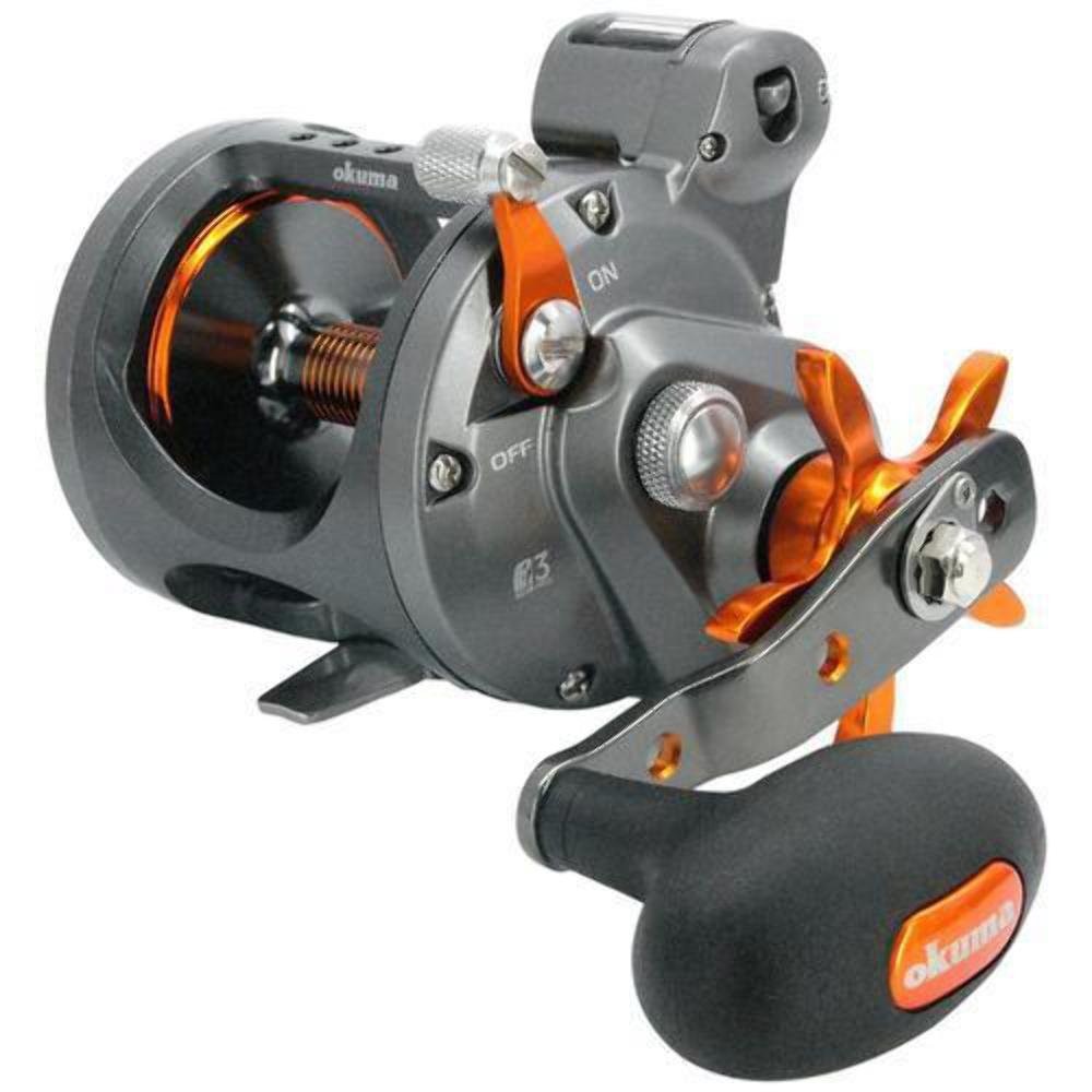Okuma Cold Water Linecounter Trolling Reel CW-453D CW-453D, Gray