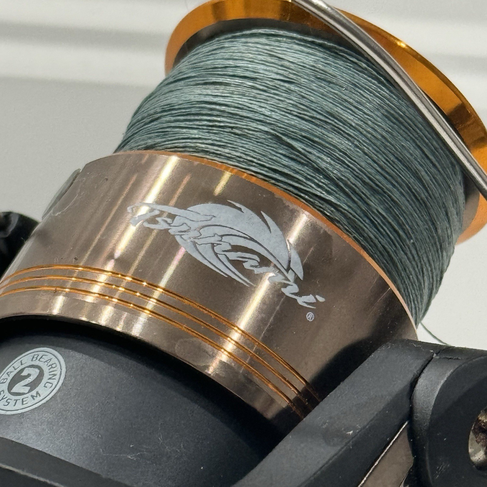 Tsunami Citadel 5000 TSCIT5000 Spinning Reel Tested Works Has Braided Line