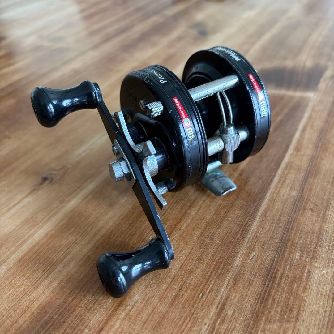 Abu Garcia Ambassadeur Record Reel Black Used Vintage 1984