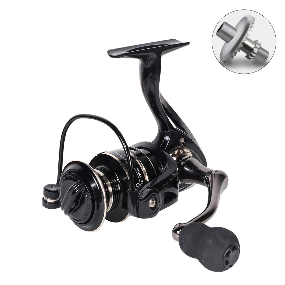 12BB Metal Spinning Fishing Reel 5.2:1 Freshwater Saltwater Left Right Hand Reel