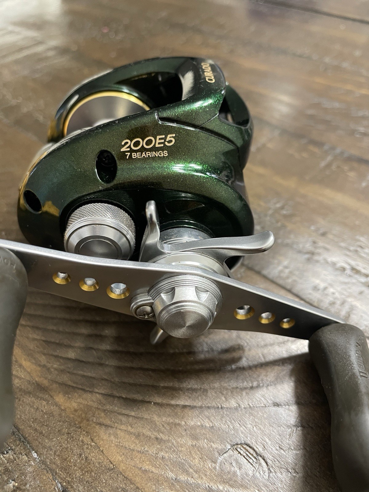 Shimano Curado 200E5 Baitcaster Fishing Reel Right-Hand Great Lightly Used Cond.