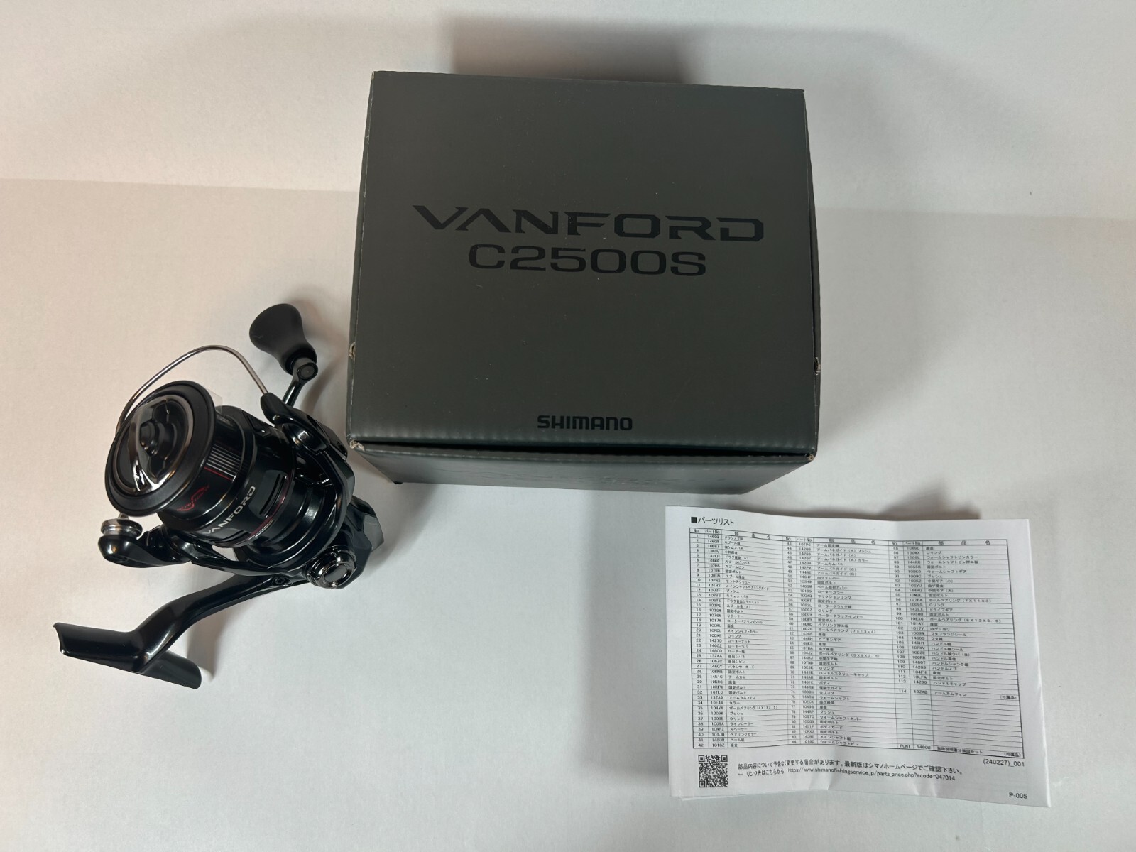 Shimano 24 VANFORD C2500S 5.1 Spinning Reel New in Box JPN