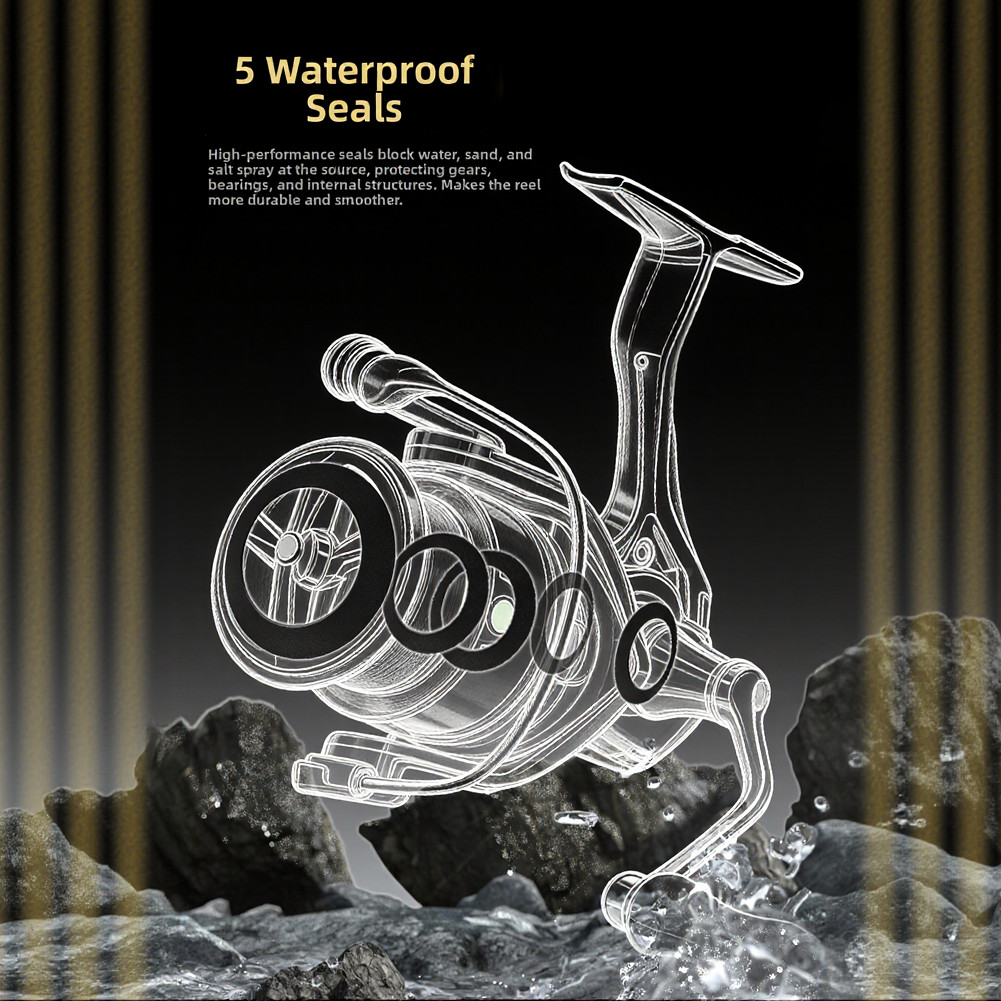 Carbon Fiber Reel Dense Line Reel For Smooth Casting Tangle-free Operation