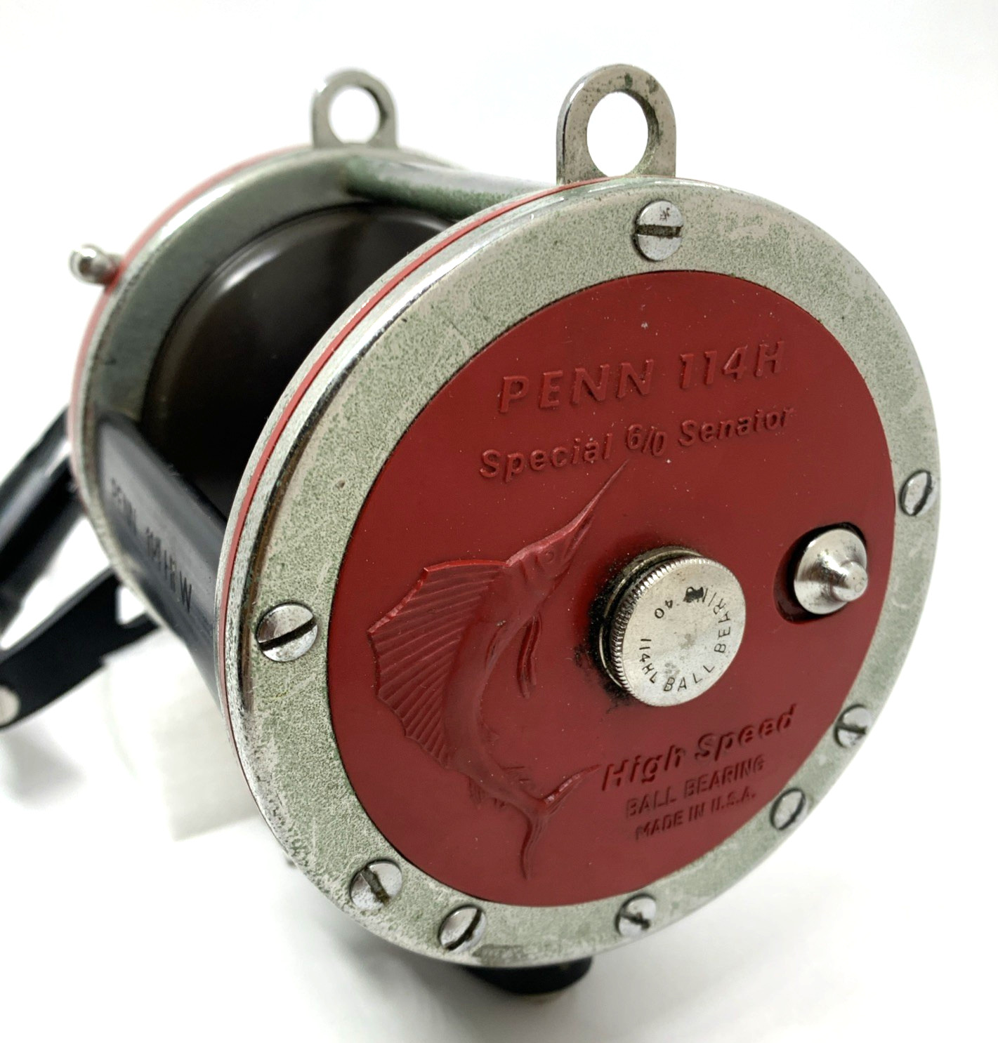 Penn 114HLW Senator 6/0 Conventional Fishing Reel With Power Handle Made In USA