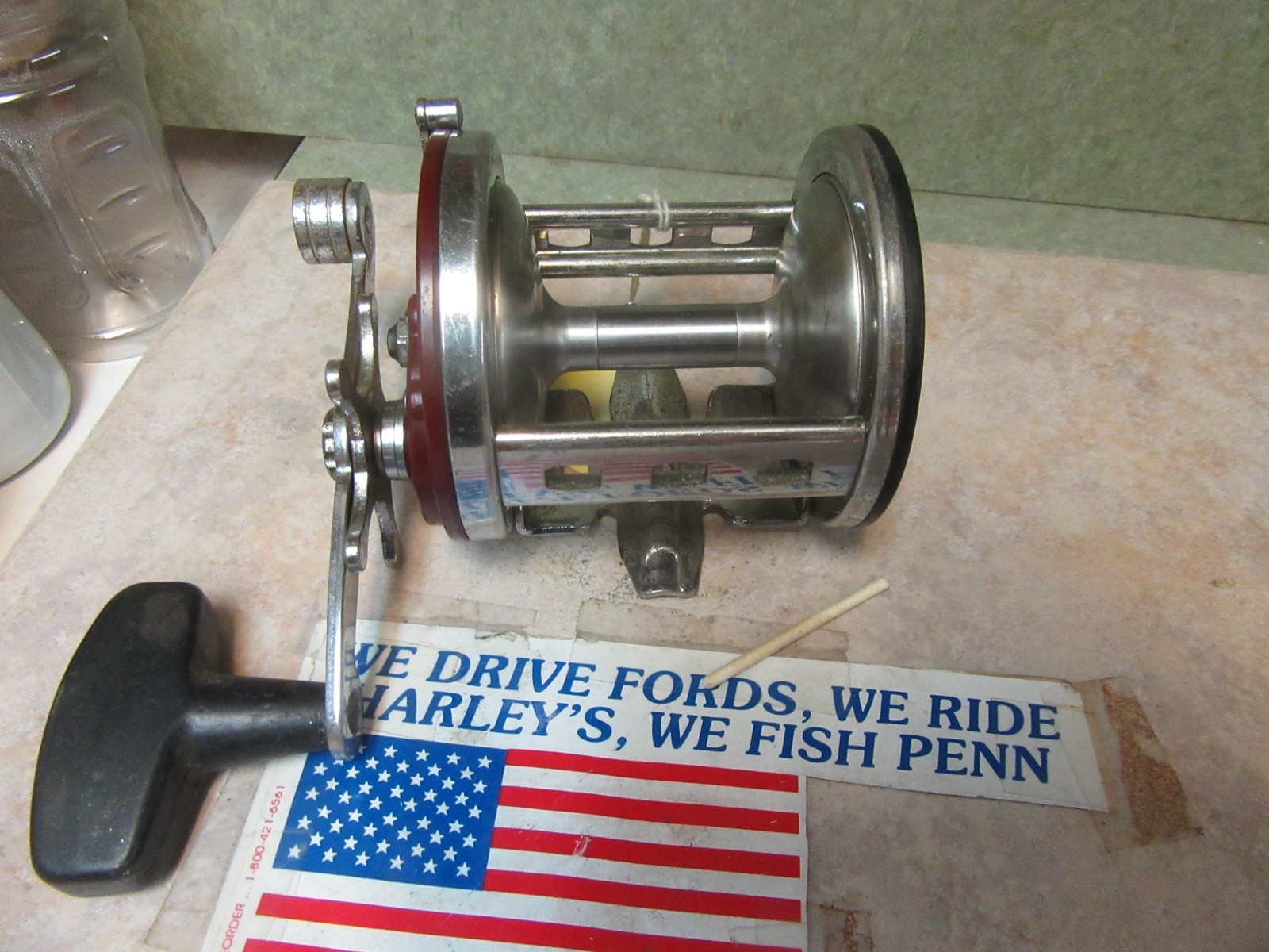 2555-A Penn Jigmaster 500 TWO TONE Med. Game Bottom or Trolling Reel