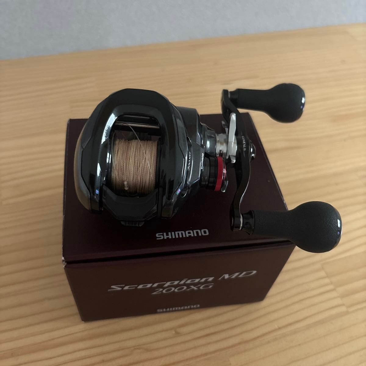 SHIMANO 24 Scorpion MD 200XG Baitcasting Reel with Gomexus 7×4 Handle