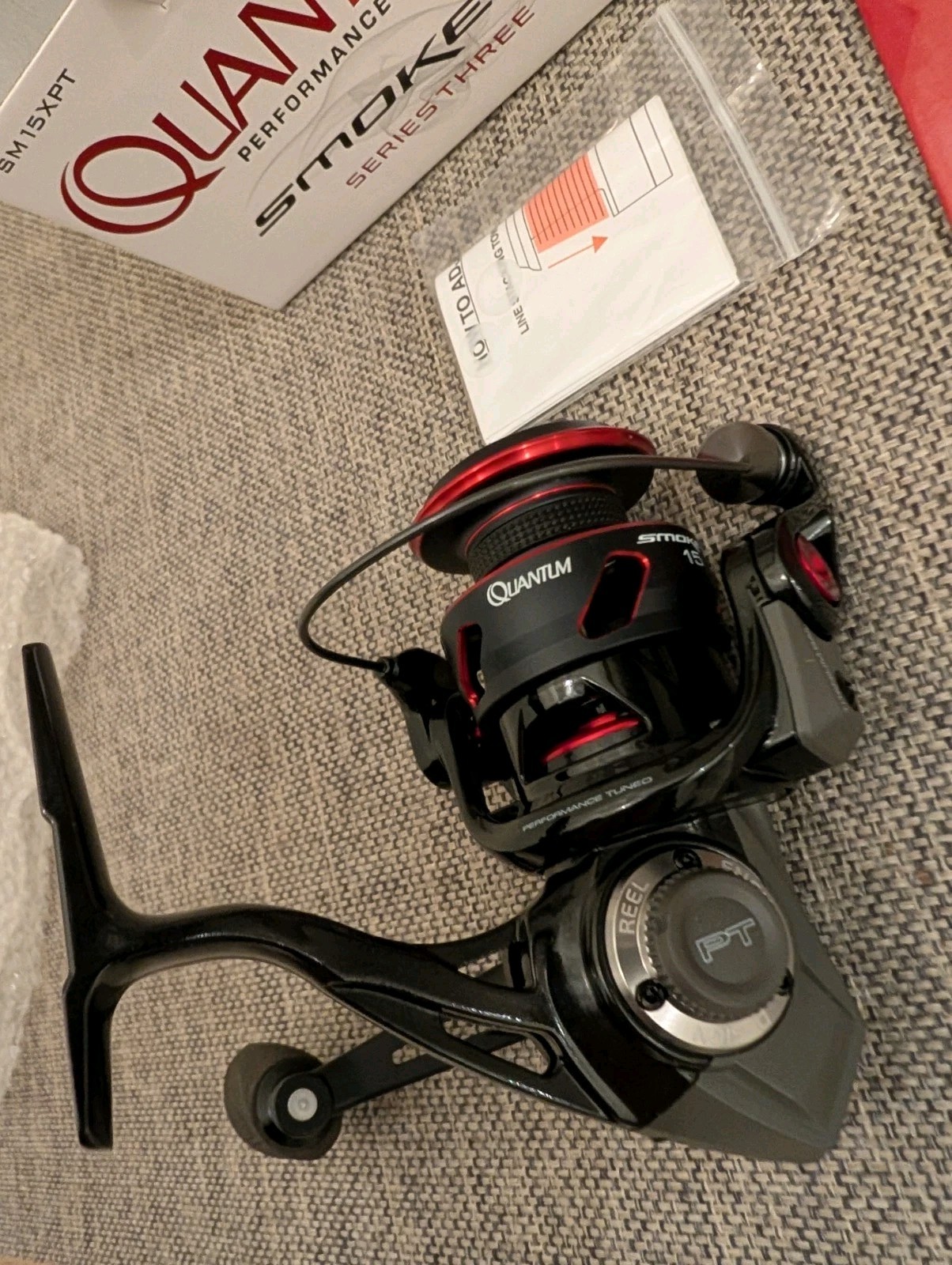 Brand New Quantum PT Smoke S3 15XPT Spinning Reel