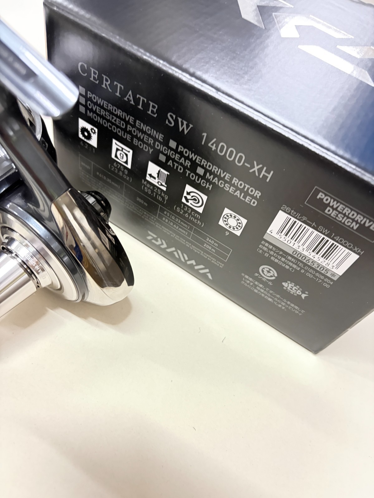 Daiwa 26 Certate SW 14000-XH Spinning Reel Brand New Made in Japan