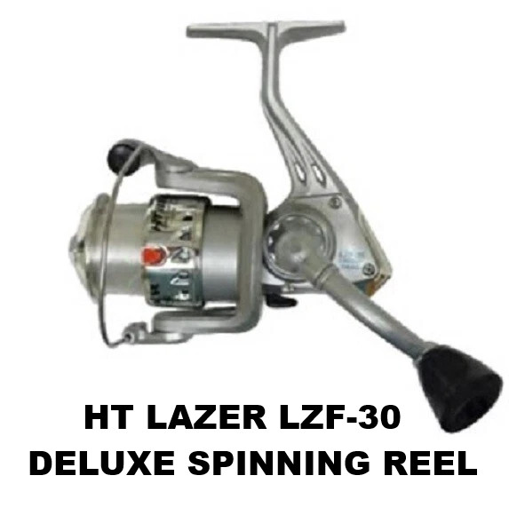 HT Lazer 30 Spinning Reel 5.1:1 Pre-Spooled 6 LB Line HZF-30 – RH / LH Retrieve