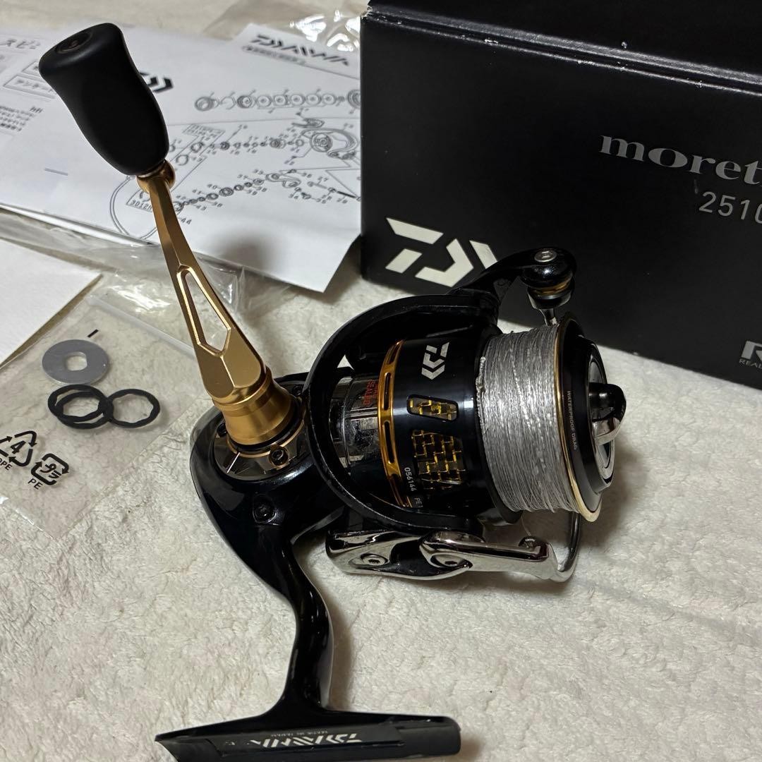 DAIWA morethan 2510PE-H Right Handle Spinning Reel Used JDM Japan