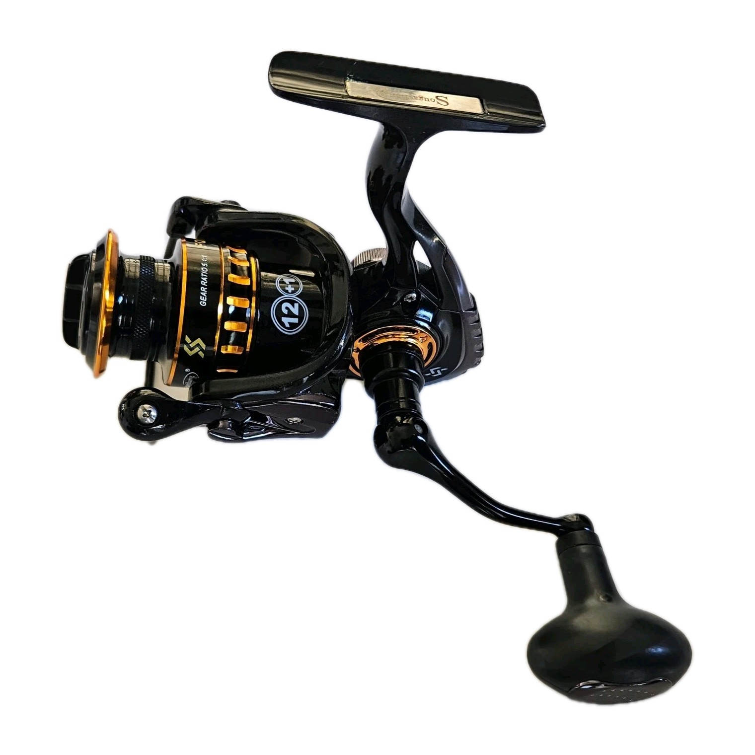 Sougayilang FQ1000 Spinning Reel W/Box 5.1:1 Gear Ratio 12+1 BB 8/130 Yds Mono