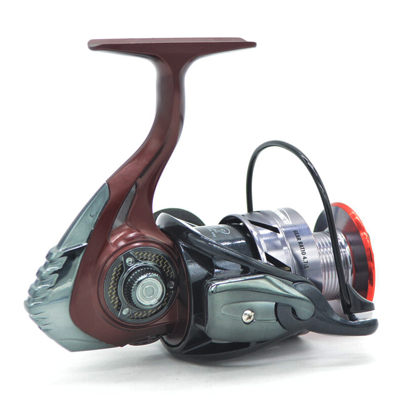 1000 to 7000 Size Saltwater Spinning Fishing Reel Graphite Frame Screw-in Handle