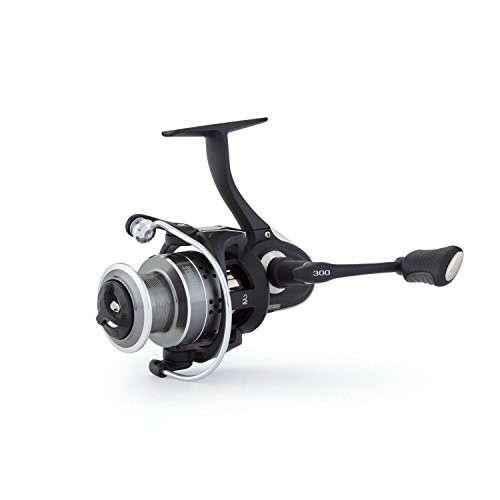 Mitchell 300 300 Series Spinning Reel, Ambi, 7BB + 1RB, 5.1:1 Ratio Alum Spool,