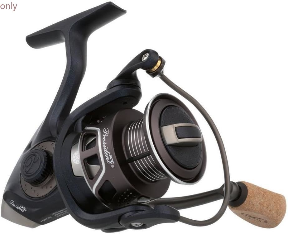 Pflueger President XT Spinning Fishing Reel,New Model,35 – Clam