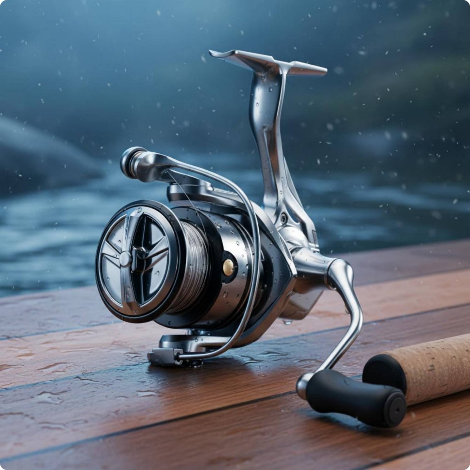 Compact Rotating Reel Dense Line Lay Compact Lure Fishing Reel Consistent Drag