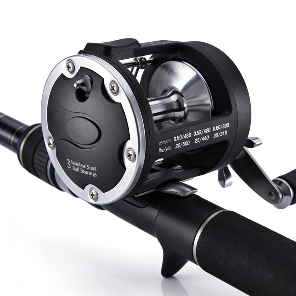 Trolling Fishing Reel Saltwater Right Hand Sea Casting Waterproof Fishing Reels