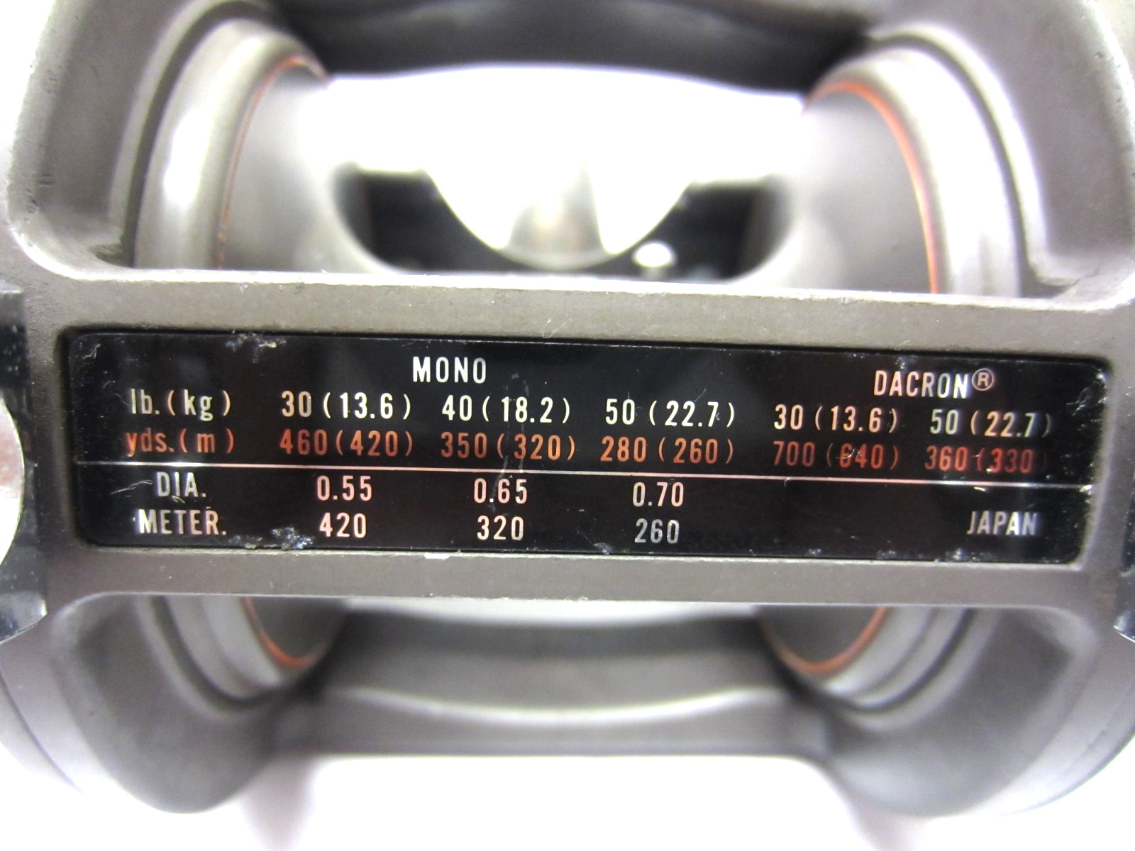 DAIWA SEALINE 400H HIGH SPEED, ANODIZED SPOOL AND SIDE PLATES, STAR DRAG, JAPAN