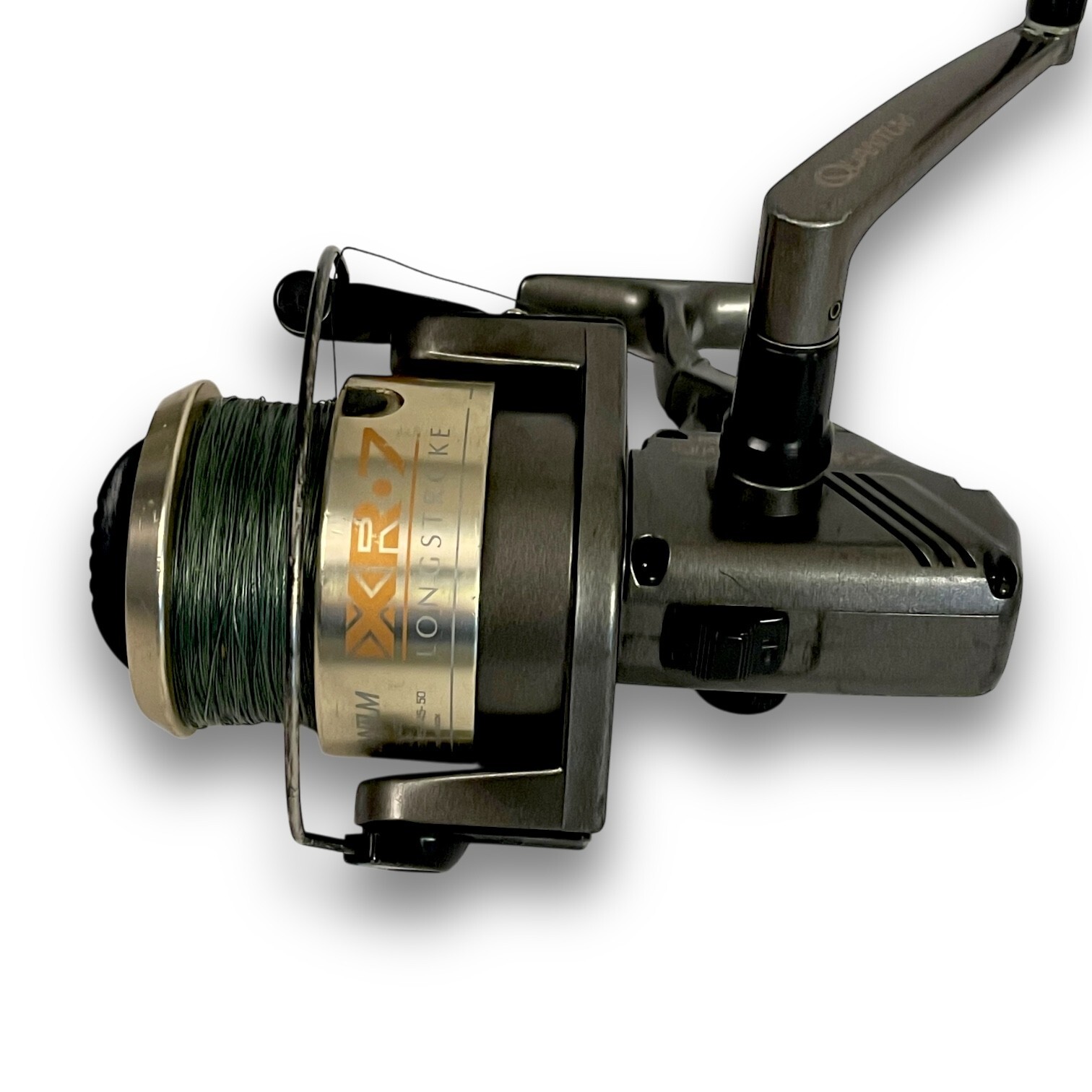 Vintage Zebco Quantum Long Stroke XR-7 Spinning Fishing Reel XR7