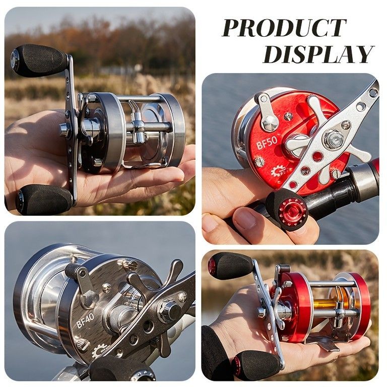 Baitcasting Reel 5.2:1 4.2:1 High Drag Left Right Hand Used