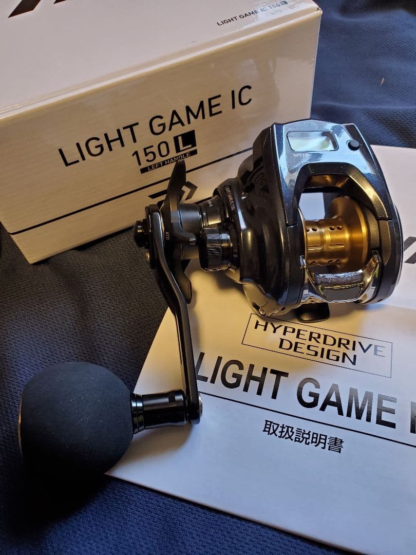 [Mint] DAIWA Light Game IC 150L Digital Counter Baitcasting Reel = From JAPAN