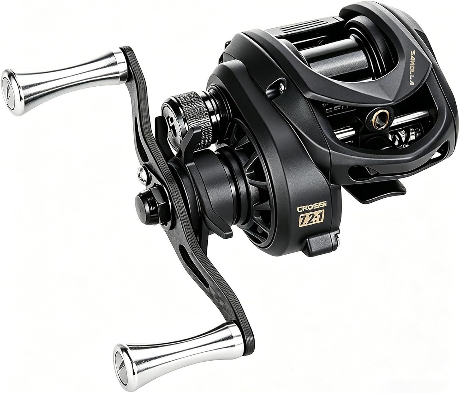 Baitcasting Fishing Reel 4.5 oz Ultralight Baitcaster Reel, 11 Lb Max Drag Mixed