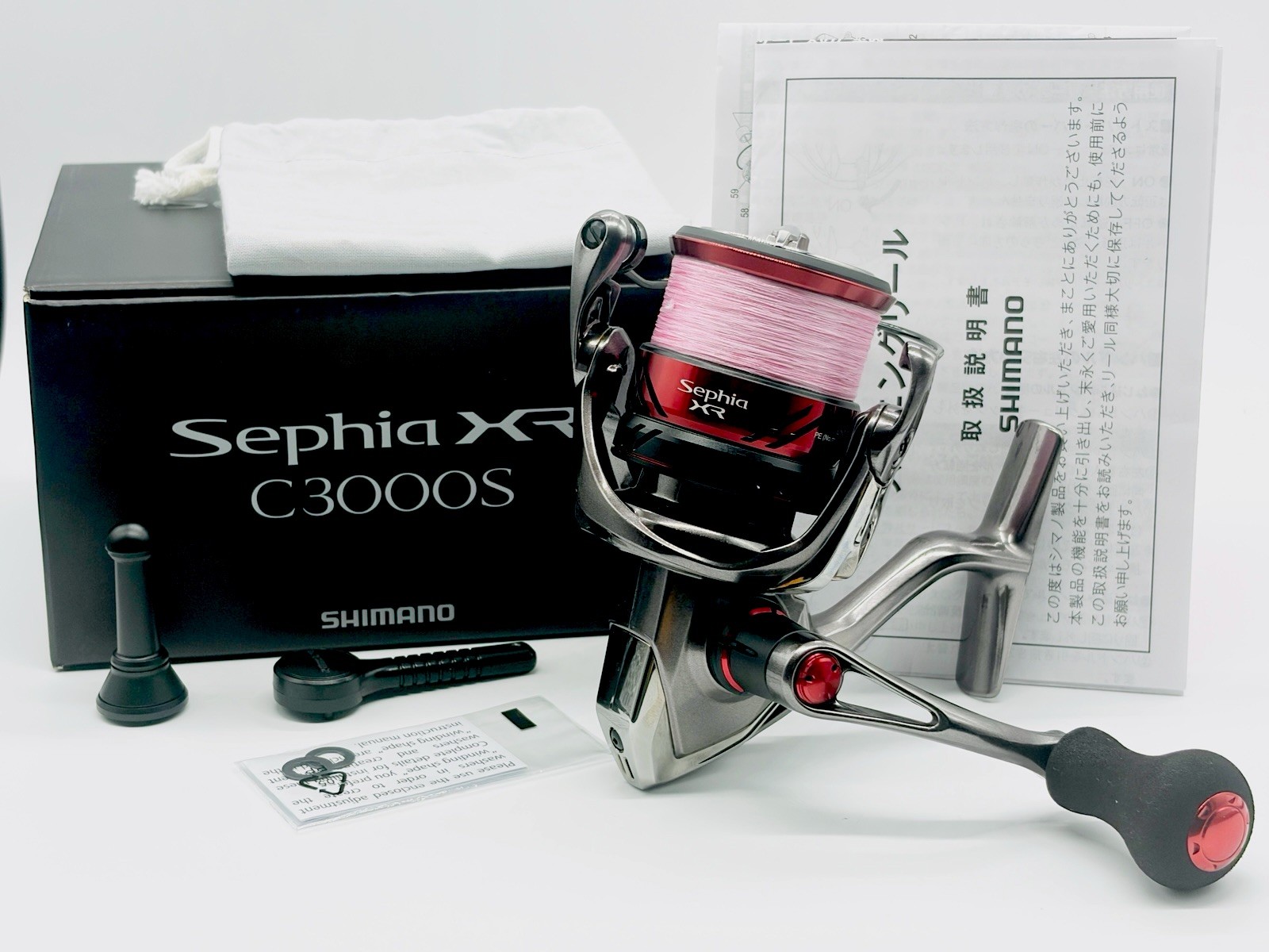 Near Mint Shimano 21 Sephia XR C3000S 5.3:1 Squidding Spinning Reel JDM Box #559