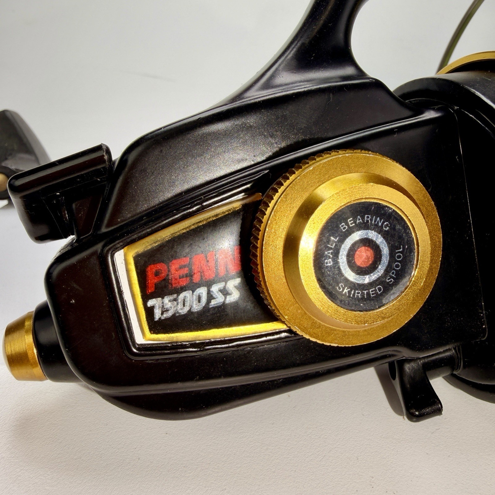 Penn 7500SS Spinning Reel Made In USA Black And Gold high speed 4.6:1