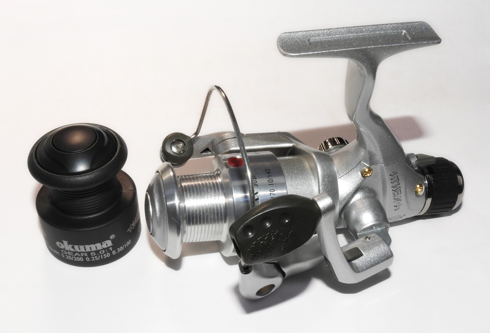 „Vintage“ Okuma Athena AA303i Spinning Reel 3 Bearings/5.0:1 Gear Ratio „NIB“
