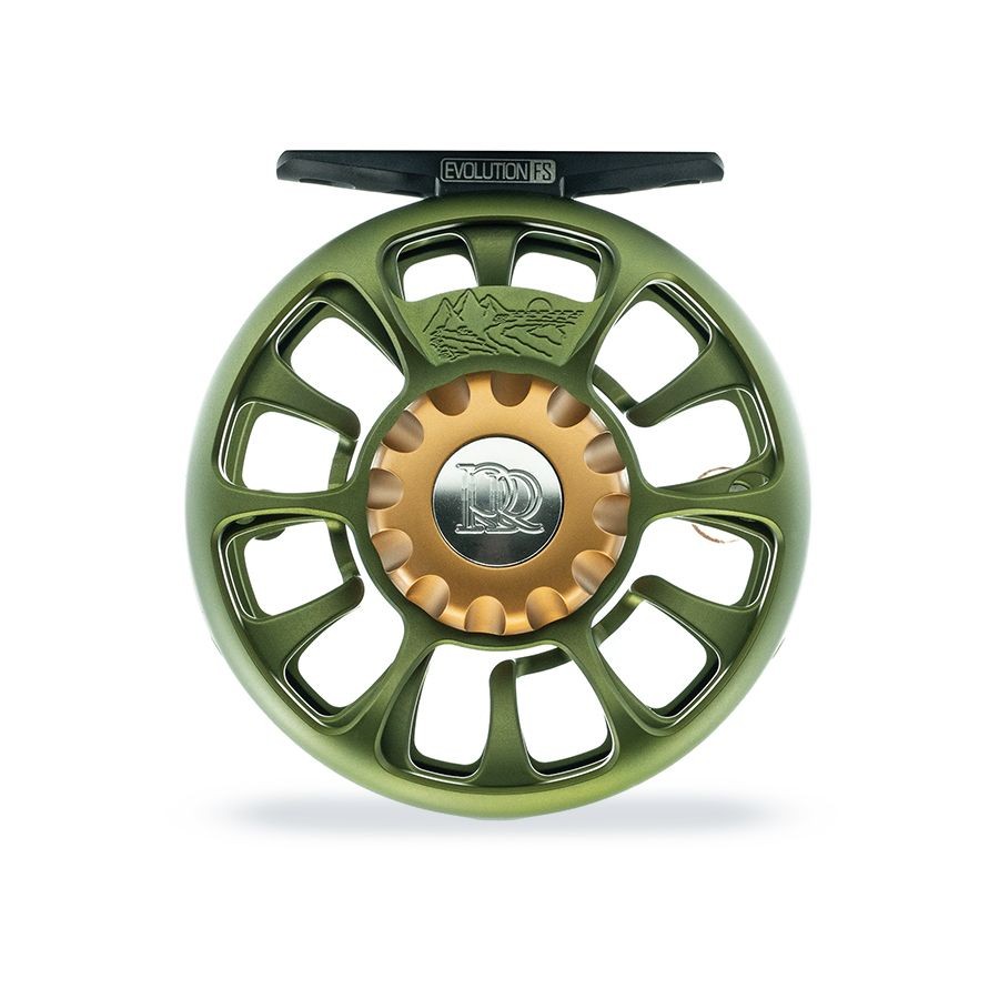 Ross Evolution FS Fly Reel – Matte Olive Finish