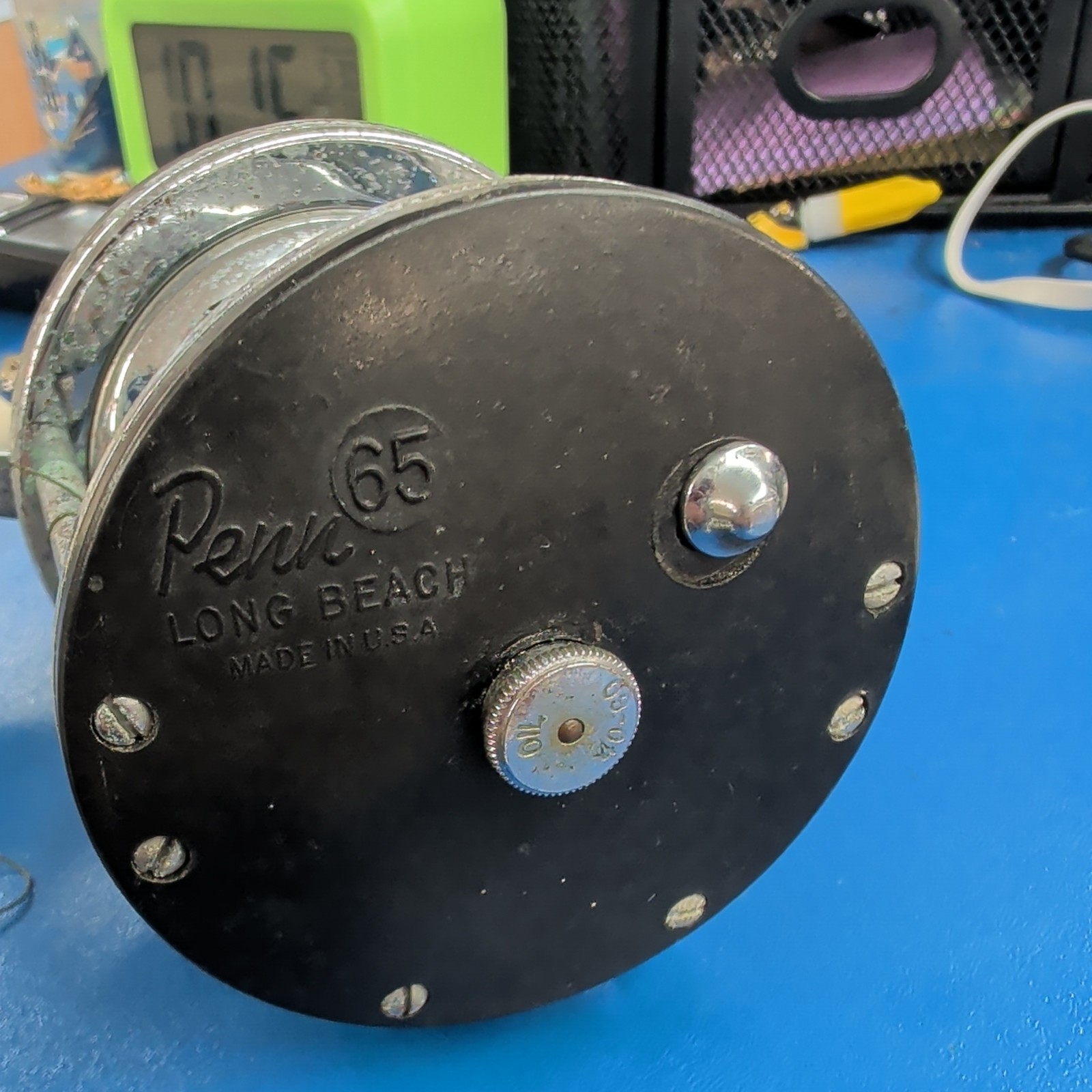 Penn Long Beach No 65 Reel Cleaned Tested Working