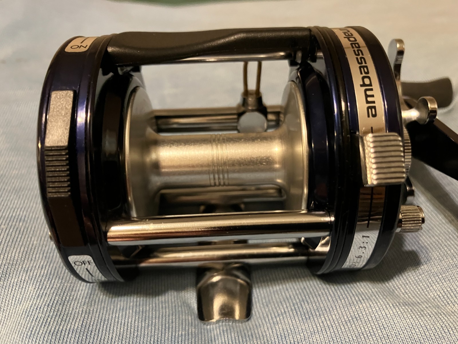 New Display Abu Garcia 6500C4 Ambassadeur Fishing Reel No Box Or Papework