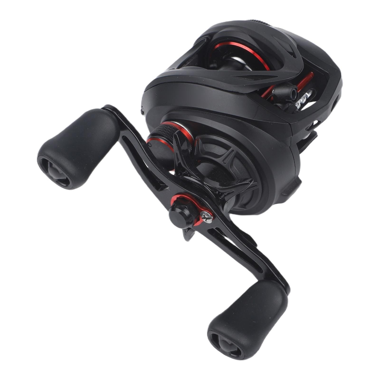 Baitcast Reel Aluminum Alloy Metal Short Spool Fishing Reel Max Drag 6kg