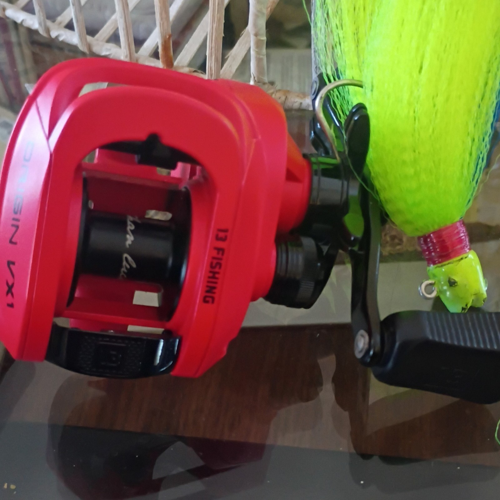 13 Fishing Origin VX1 Red & Origin F1 Silver Baitcast Reels 8.1:1 Gear Ratio