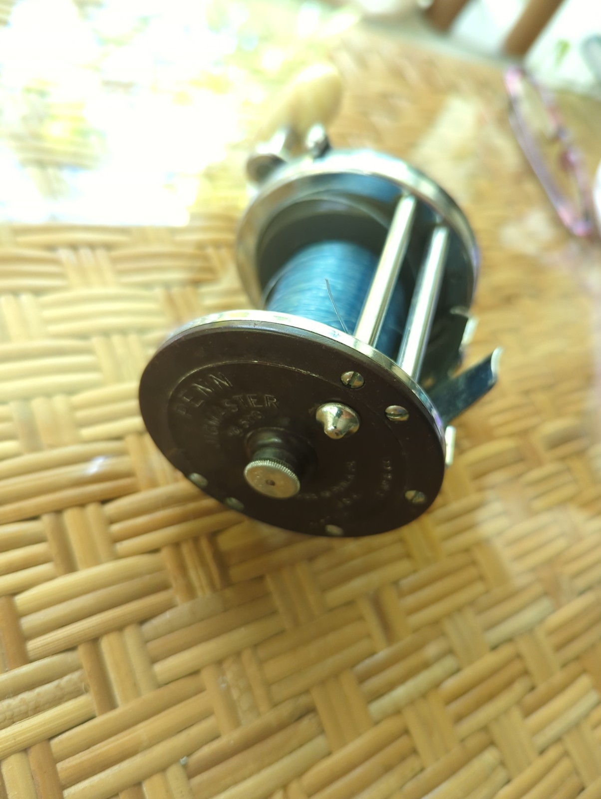 Clean & oiled Penn jigmaster 500, aluminum spool. Smooth, fishable. US-made