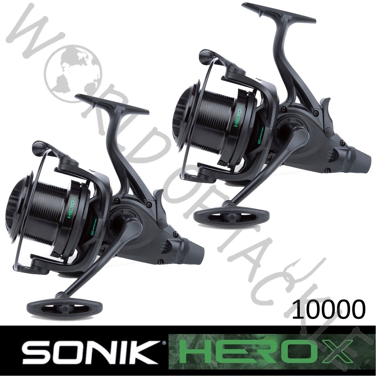 2 x SONIK Hero X 10000 FRS Reel Freespool Big Pit Reel Carp Coarse Pike Fishing