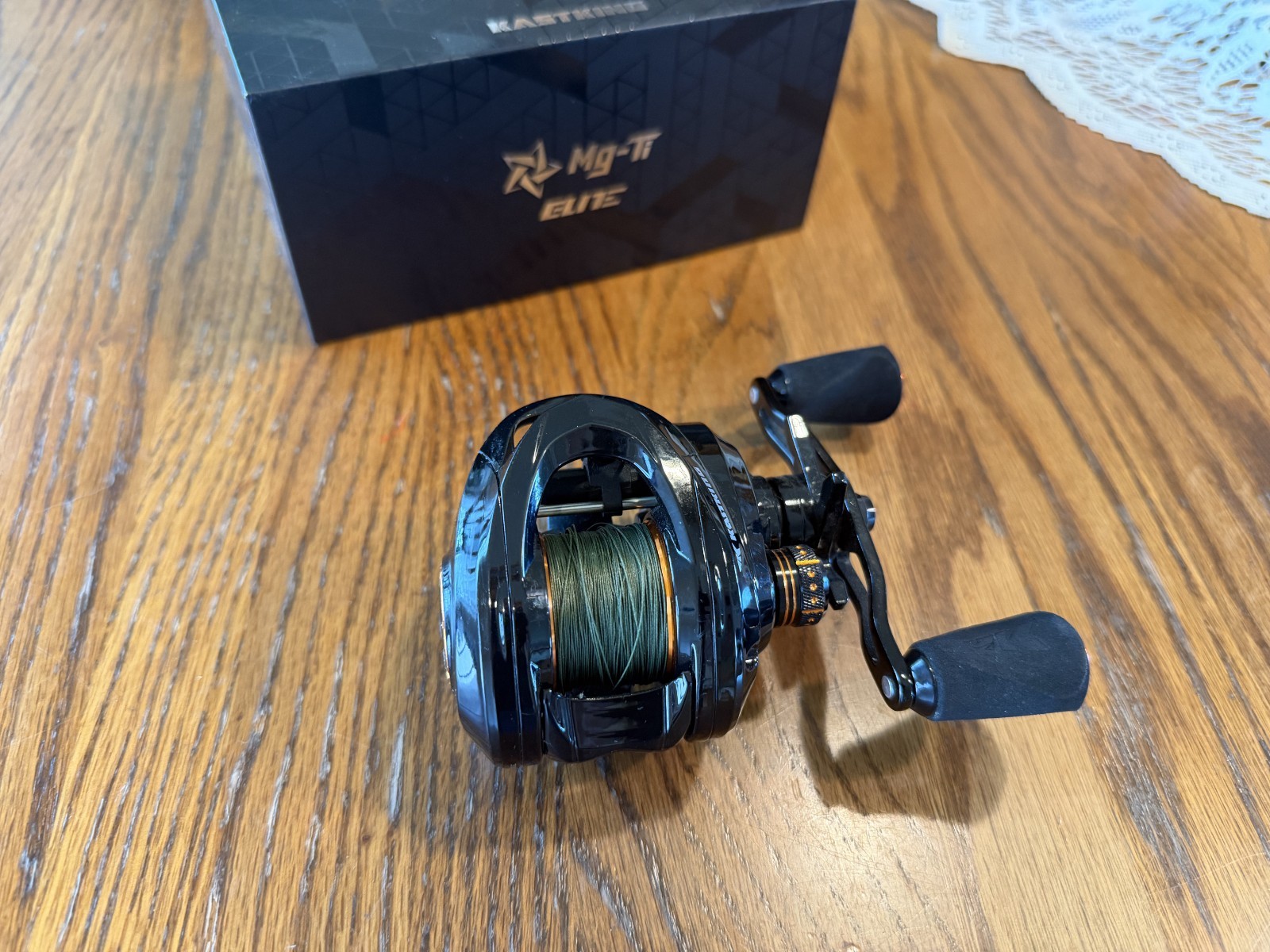 KastKing Mg-Ti Elite Baitcasting Reel with True Titanium Spool