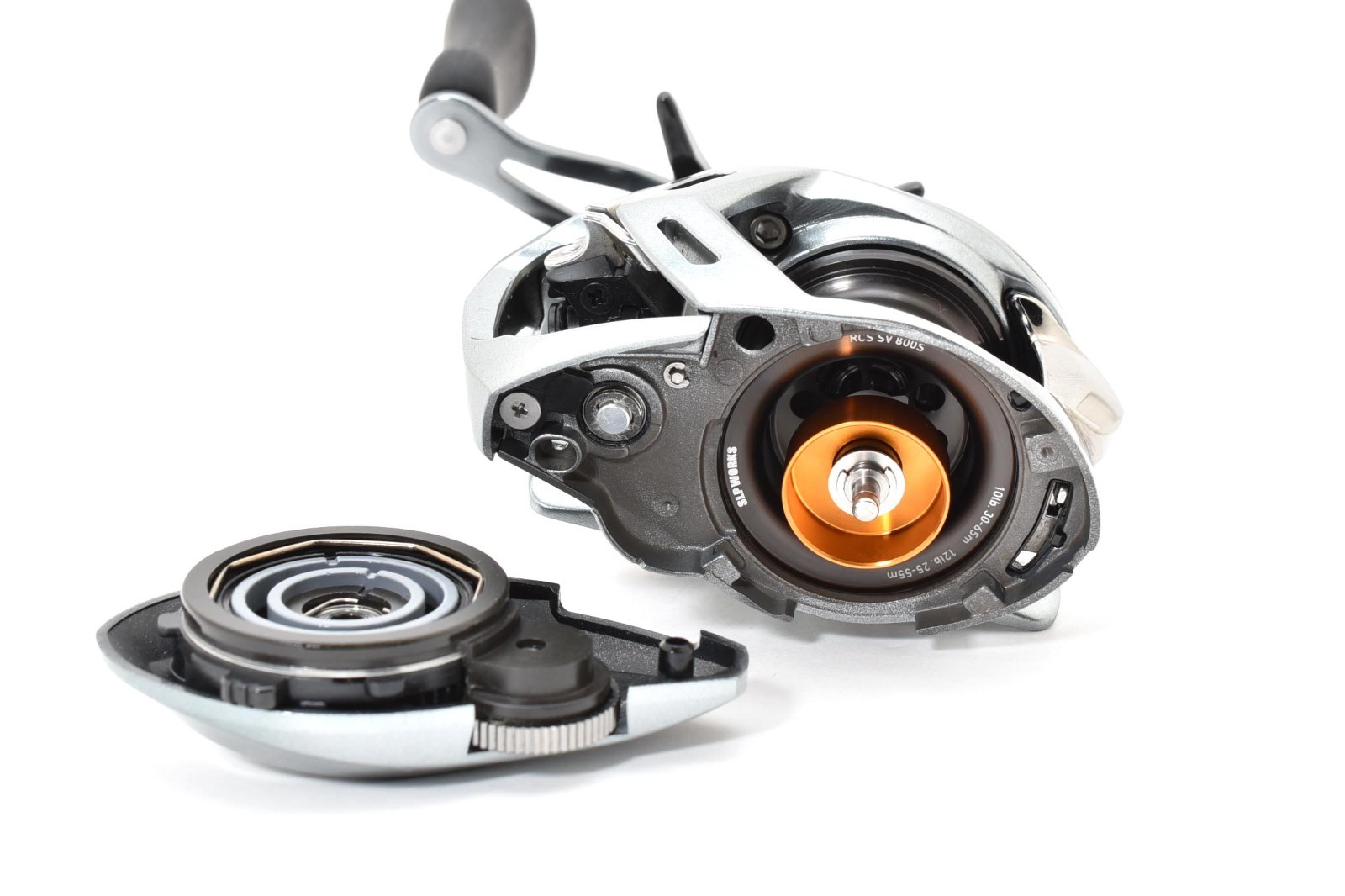 Daiwa 21 Alphas SV TW 800S-H Right Handled Baitcasting Ree Near Mint JAPAN #2687