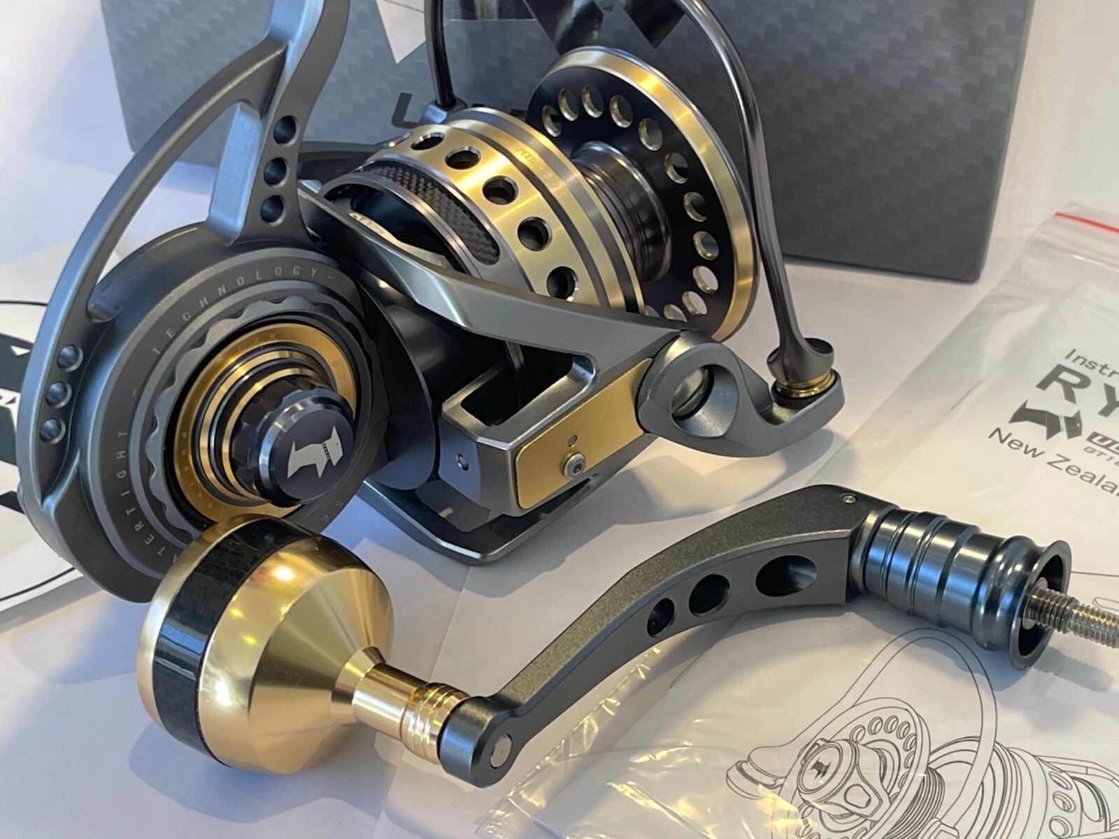 RYVL ORIGINAL ULTRA GT16000 SWR Spinning reel*30KG Drag*