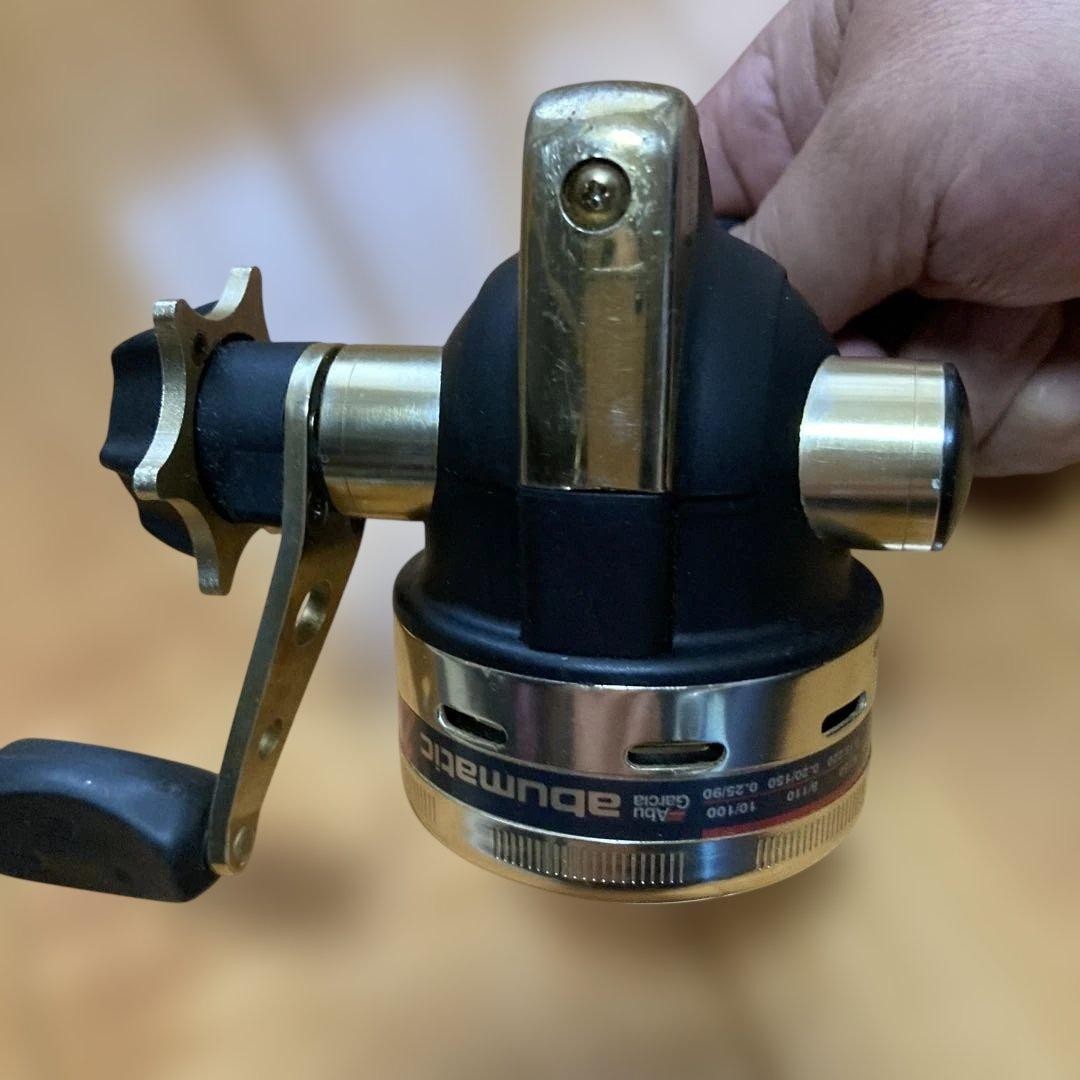 Abmatic 275U Spin Cast Reel Black Gold 4lb 60m Line Used