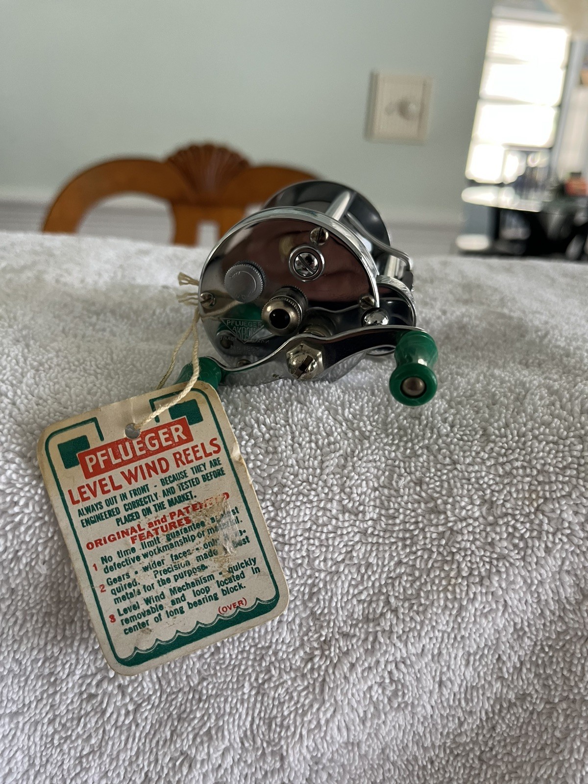 PFLUEGER AKRON No. 1893 Pflueger Akron Vintage Fishing Reel Excellent Condition