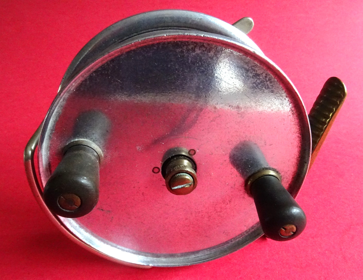 A GOOD VINTAGE HARDY 5″ THE LONGSTONE MOOCHING SALTWATER/SALMON CENTREPIN REEL