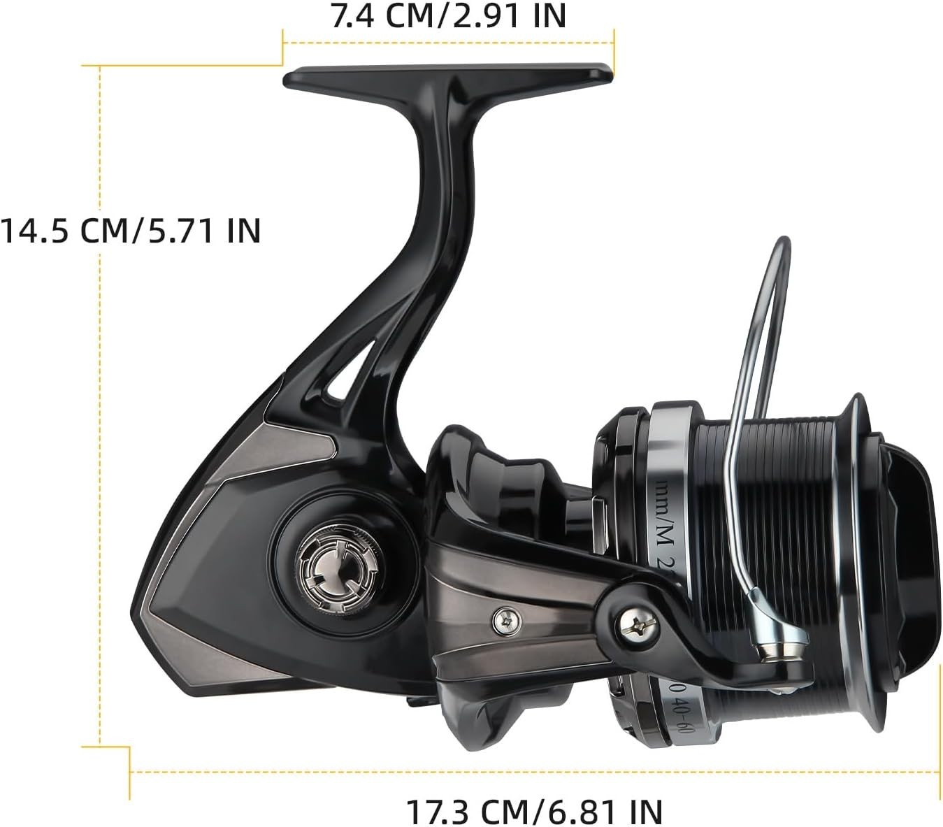 Big Game Surf Spinning Fishing Reel 8000/12000,20KG Drag Power Backlash