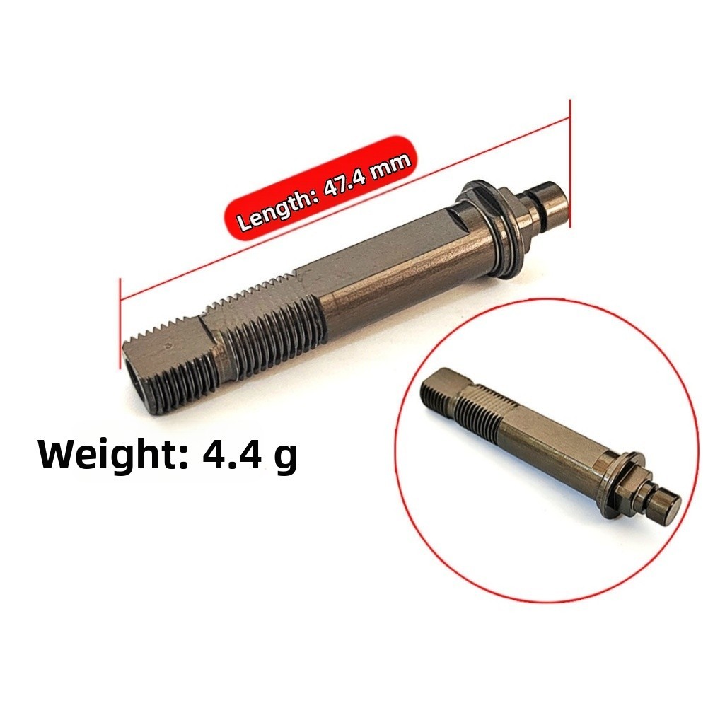 For DAIWA CC80 CR80 AIRD80 Compatible Main Shaft 47.4mm Aluminum Fishing Part