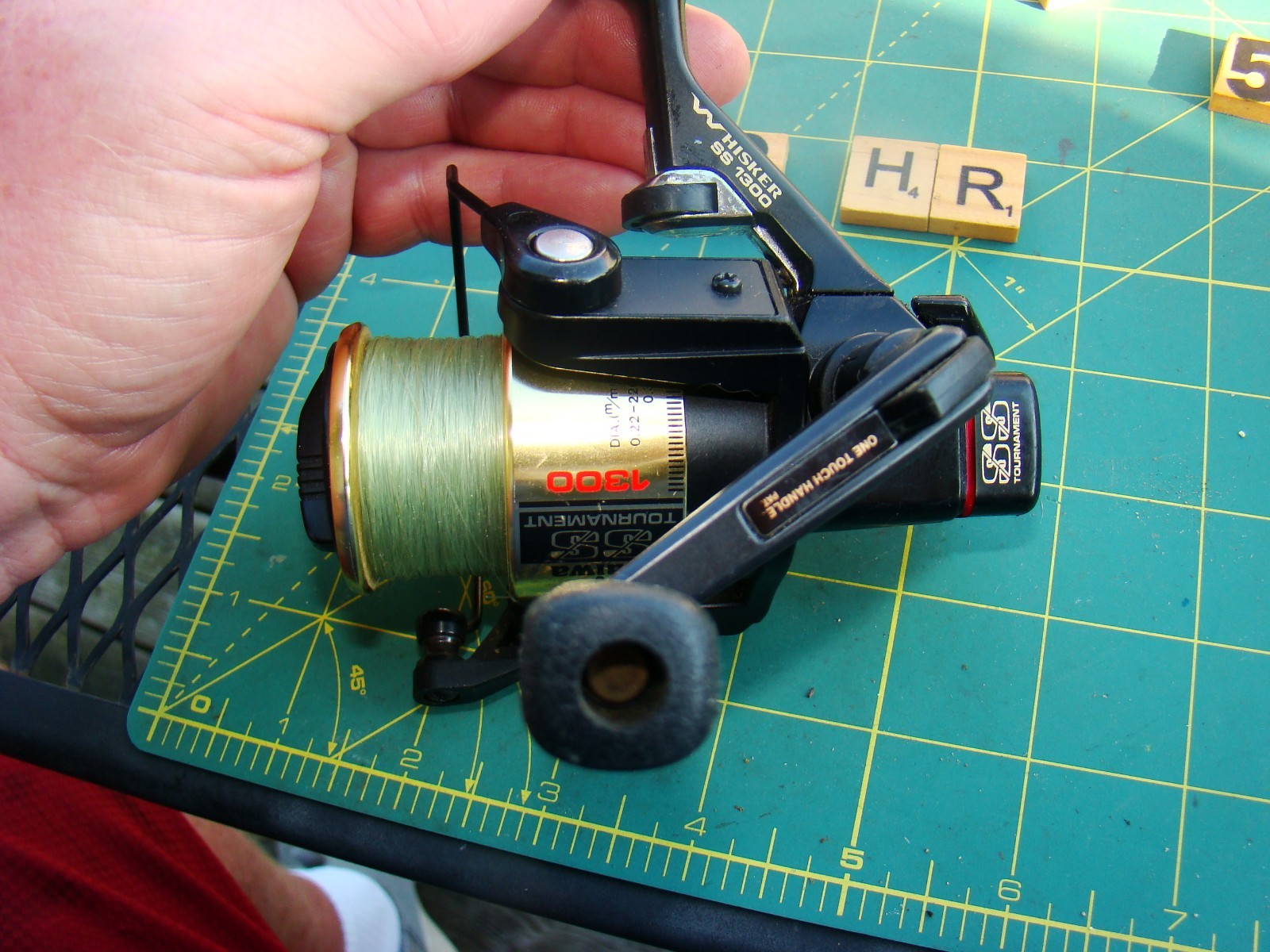 W2098 HR EXCELLENT DAIWA SS 1300 WHISKER TOURNAMENT SPINNING REEL