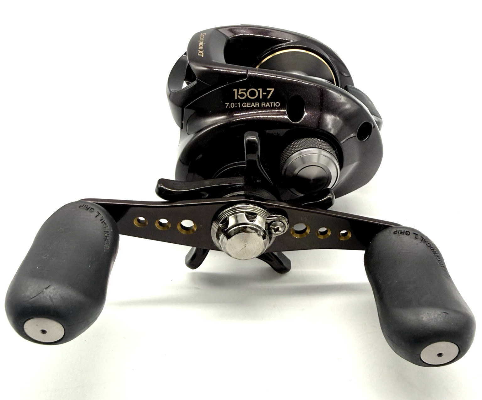 Shimano 09 Scorpion XT 1501-7 Left Hand Bait Casting Reel „Excellent“ From JAPAN